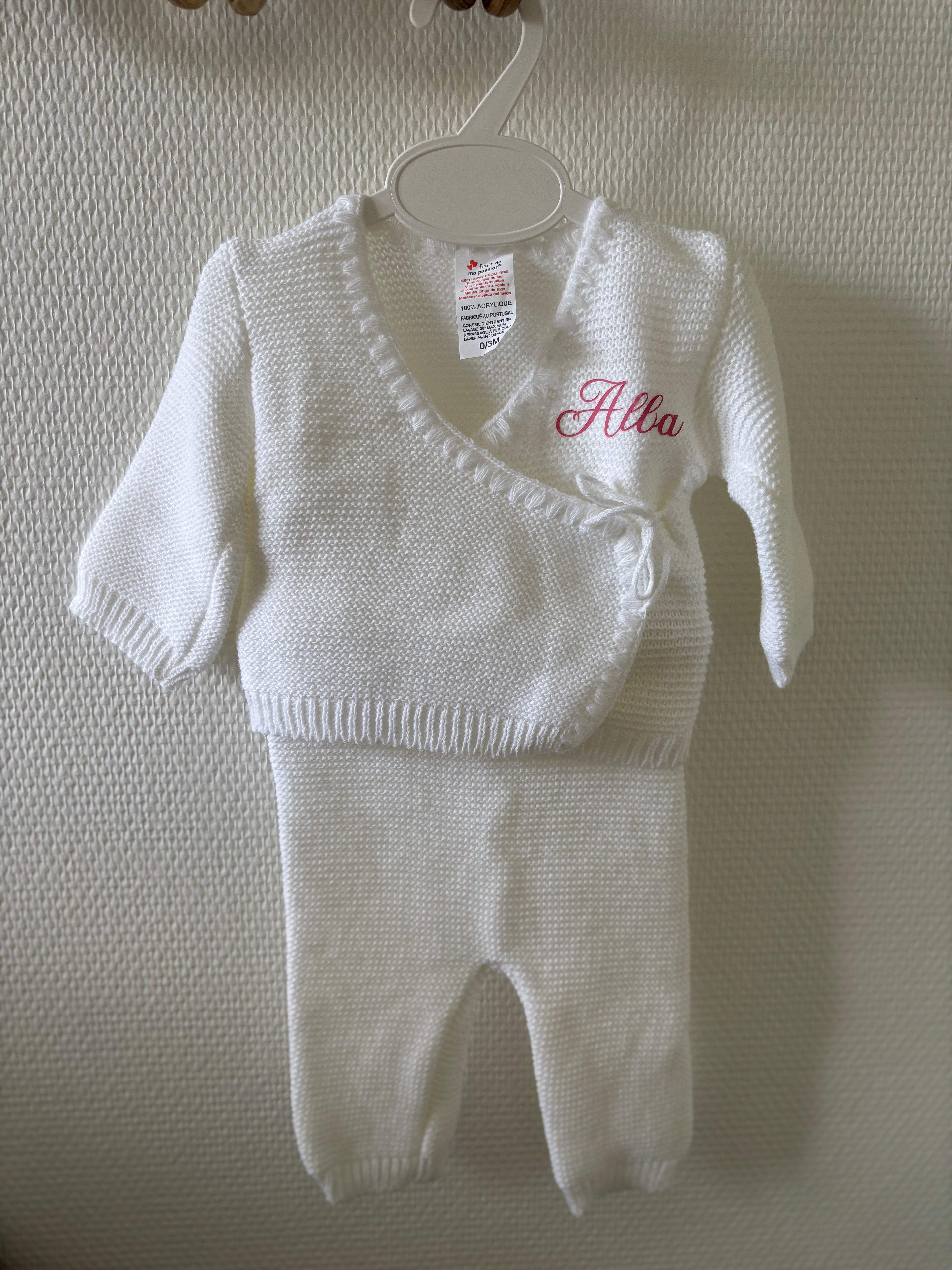 Ensemble en maille 4 pièces